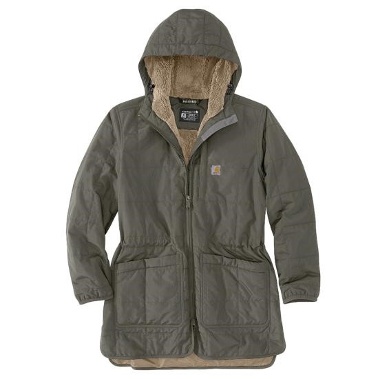 Carhartt Women's Rain Defender® Loose Fit Lightweight Insulated Hooded Coat