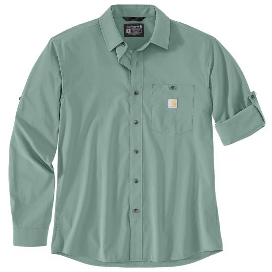 Carhartt Force Sun Defender Relaxed Fit Lightweight Button Front L/S Shirt