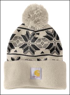 Carhartt Women's Knit Pom Jacquard Beanie