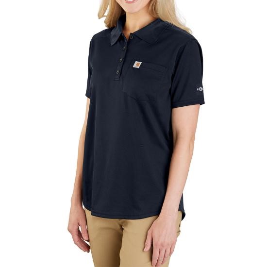 Carhartt Women's Force Relaxed Fit Lightweight Pocket S/S Polo