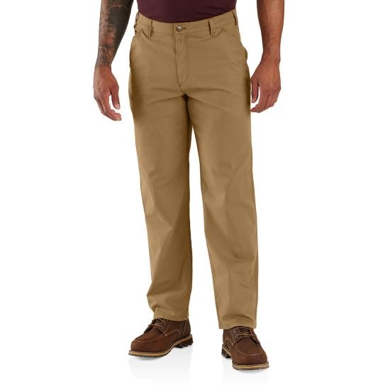 Carhartt Rugged Flex® Loose Fit Straight Leg Dungaree Canvas Work Pant