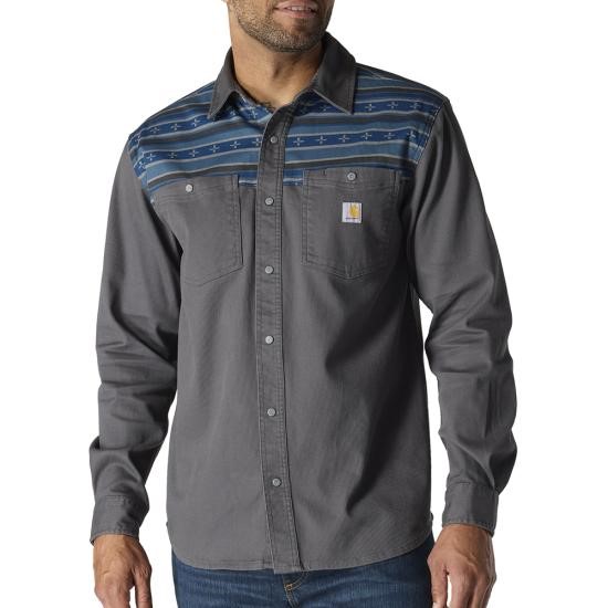 Carhartt Montana Rugged Flex™ Relaxed Fit Corduroy Snap Front L/S Shirt