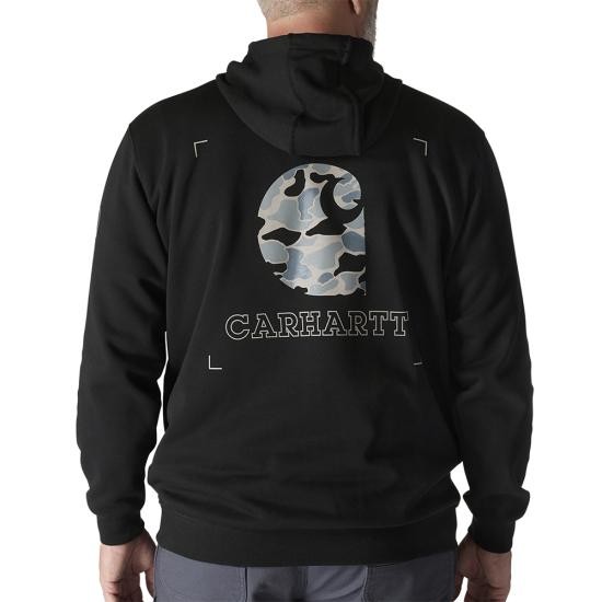 Carhartt Loose Fit Midweight Camo Graphic Sweatshirt - Black