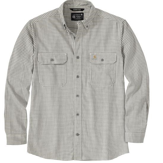 Carhartt Rugged Flex Lightweight Button Front L/S Plaid Shirt