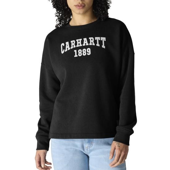 Carhartt Women's Loose Fit Midweight Carhartt Graphic Crewneck Sweatshirt