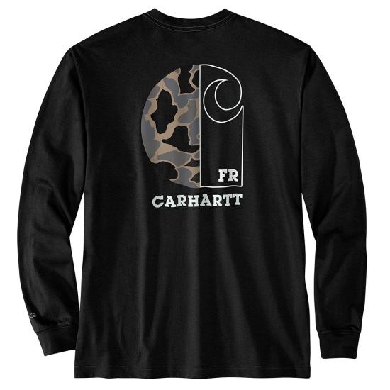 Carhartt FR Force Loose Fit Lightweight Camo C Graphic L/S Shirt