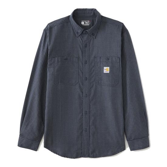 Carhartt FR Force® Sun Defender™ Button Front L/S Plaid Shirt