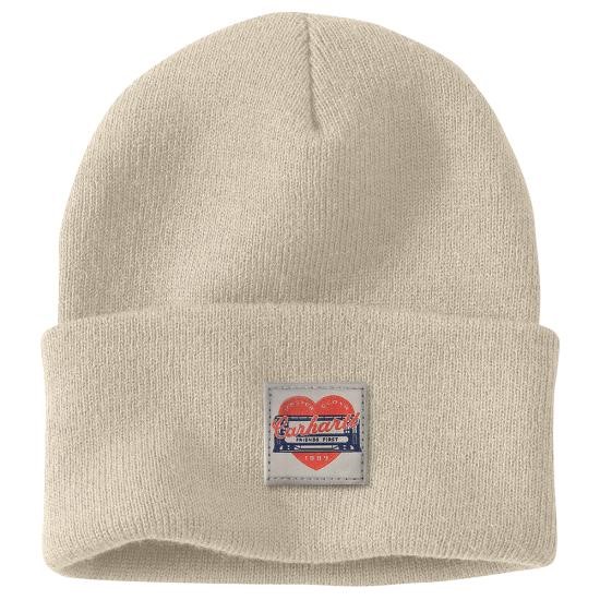 Carhartt Women's Knit Heart Patch Beanie