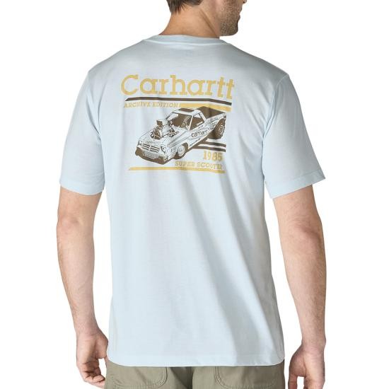 Carhartt Irvine Relaxed Racing S/S Shirt - Early Fog