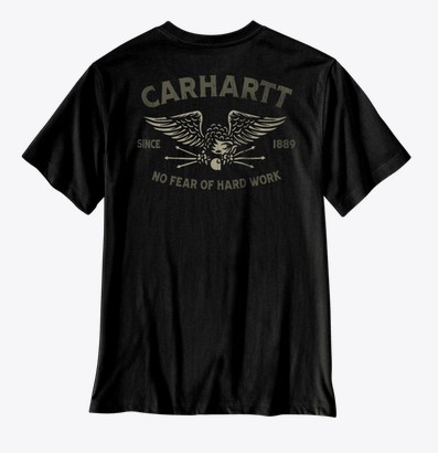 Carhartt Irvine Hardwork Eagle Logo Pocket S/S Shirt