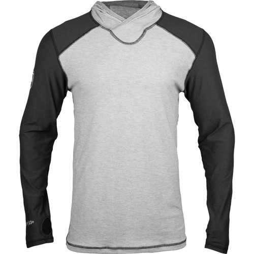 Dragonwear FR Pro Dry® Tech Baseball Hoodie - Grey/ Black