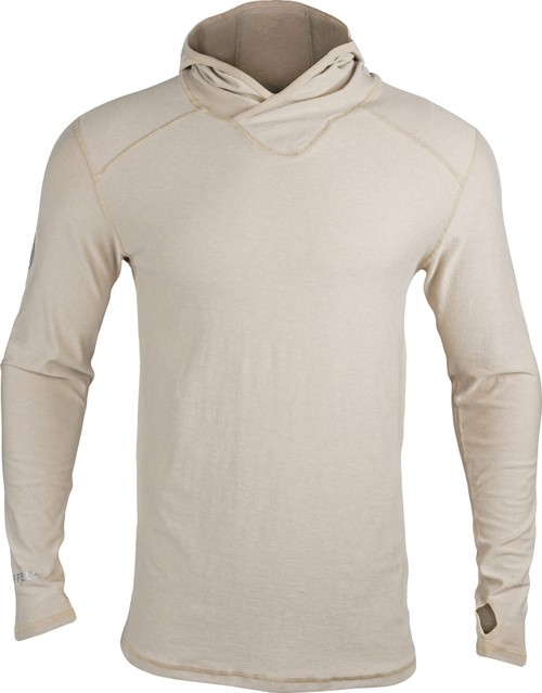 Dragonwear Pro Dry Tech Hoodie - Khaki Heather