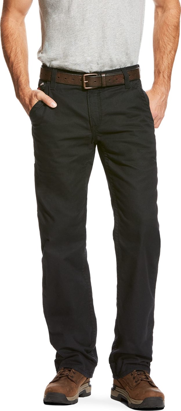 Ariat FR M4 Relaxed Fit Boot Cut Workhorse Pant - Black
