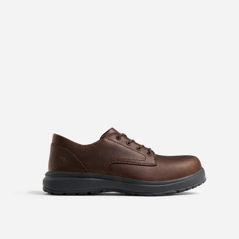 Red Wing EXCELON Oxford Safety Toe NT PR SR EH SRO - Dark Brown