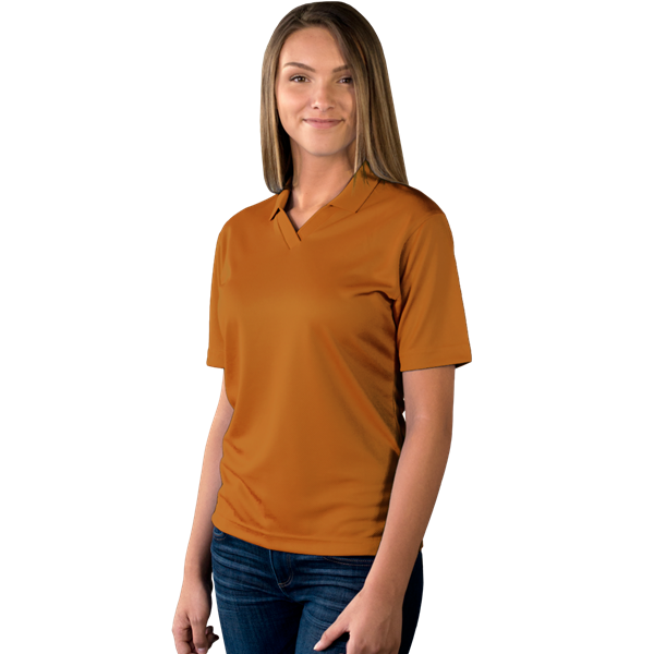 *ONLY (1) 3XL LEFT!! Blue Generation Women's Wicking V-Neck Polo