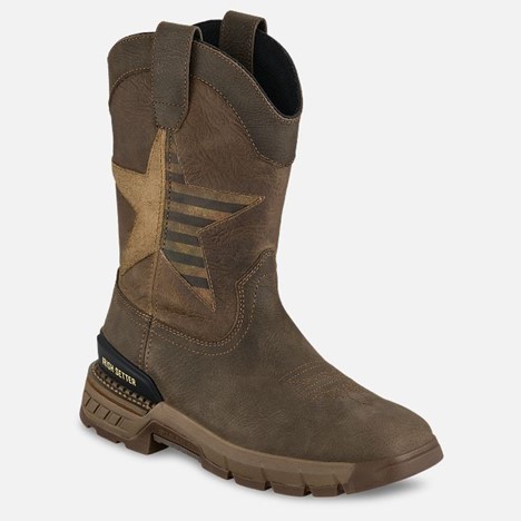 Irish Setter TWO HARBORS 11' Soft Toe Pull-On SR EH - Brown