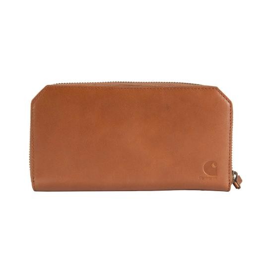 Carhartt Women's Leather Clutch Wallet