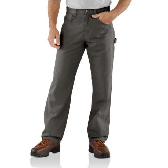 *SALE* ONLY 33x32 - 40x32 IN CHARCOAL & MUSHROOM LEFT!! Carhartt Loose Fit Straight Leg Canvas Carpenter Pant