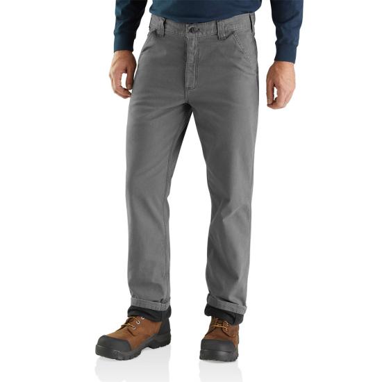 Carhartt Relaxed Fit Straight Leg Rugged Flex Knit-Lined Rigby Work Pant