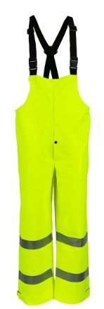 NSA Nasco FR Sentinel Rain Bib - Type R Class E - Hi-Vis Yellow