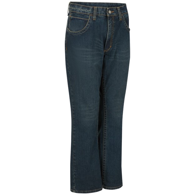 **Bulwark Relaxed Fit Stretch Bootcut Jean - Sanded Denim