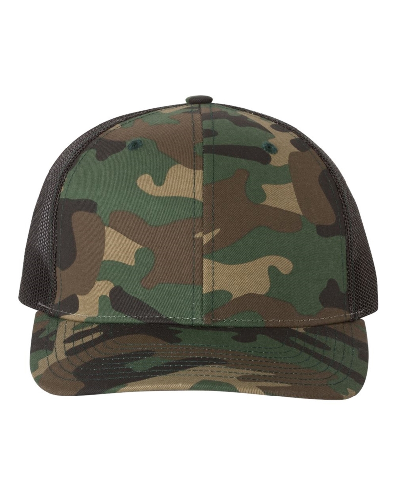 Richardson Printed Snapback Trucker Cap