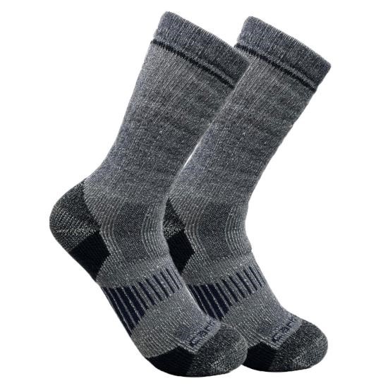 Carhartt Midweight Synthetic-Wool Blend Boot Sock - 2 Pack