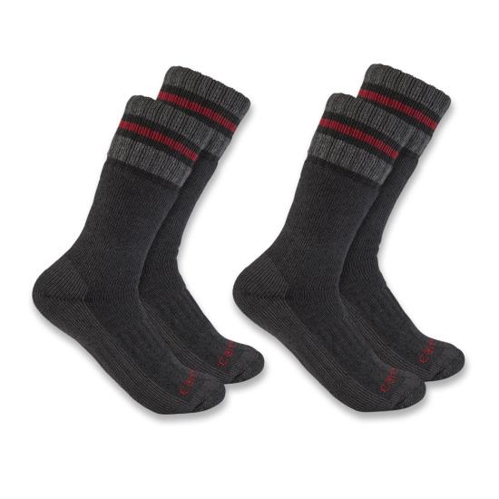 Carhartt Heavy Duty Thermal Crew Socks - 2 Pack