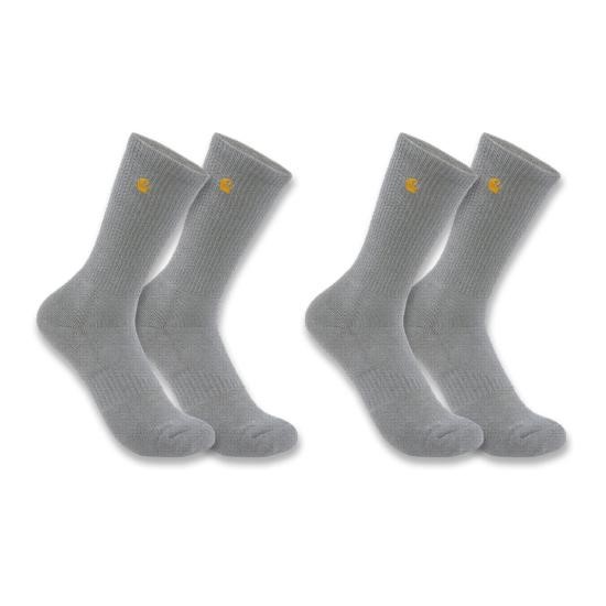 Carhartt Women's Force Midweight Crew Sock - 2 Pack