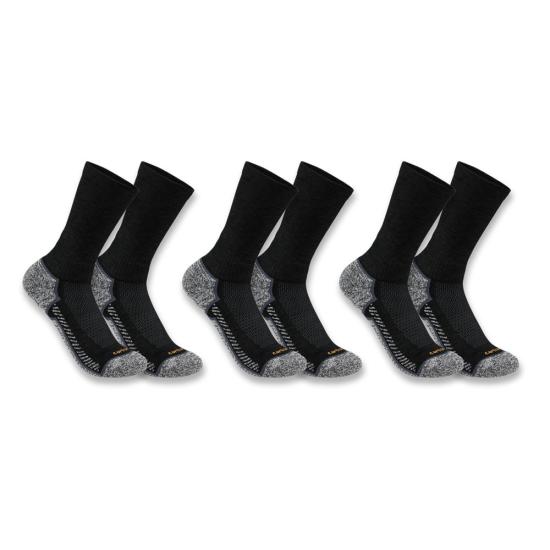 Carhartt FORCE® Performance Work Crew Socks - 3 Pack