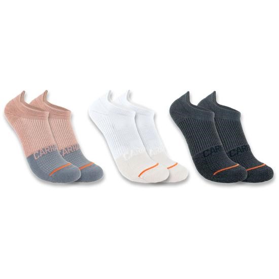 Carhartt Women's Midweight No Show Sock - 3 Pack