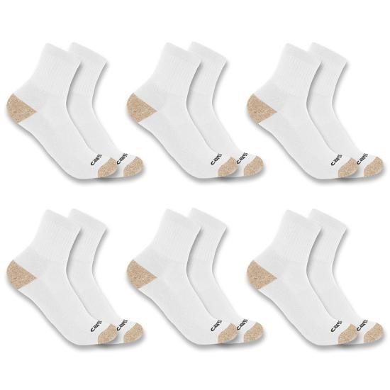 Carhartt Midweight Quarter Sock - 6 Pack