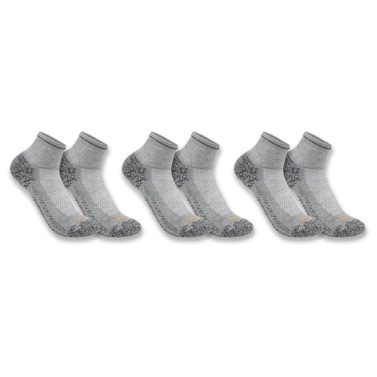 Carhartt FORCE® Performance Work Quarter Length Socks - 3 Pack