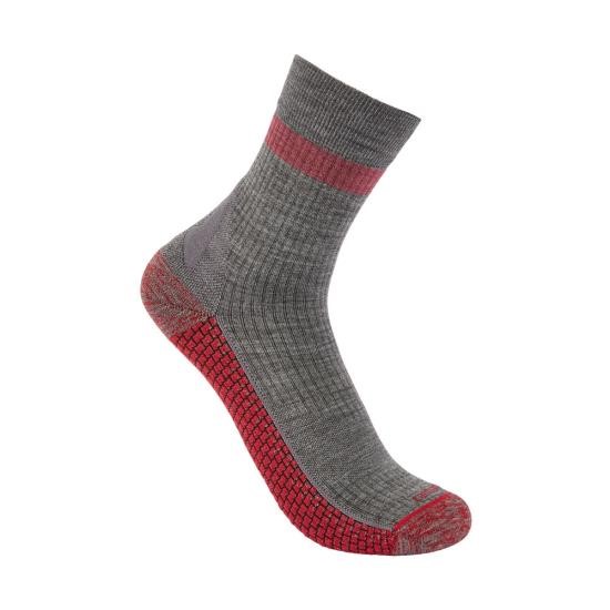Carhartt Women's Force Grid Lightweight Synthetic-Merino Wool Blend Short Crew Sock