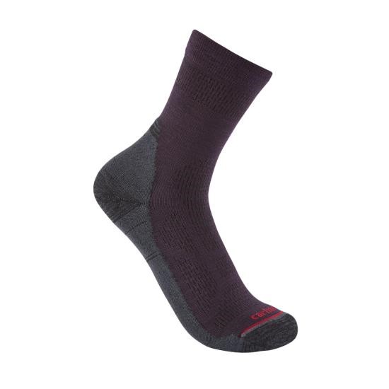 Carhartt Women's Lightweight Synthetic-Merino Wool Blend Short Crew Sock