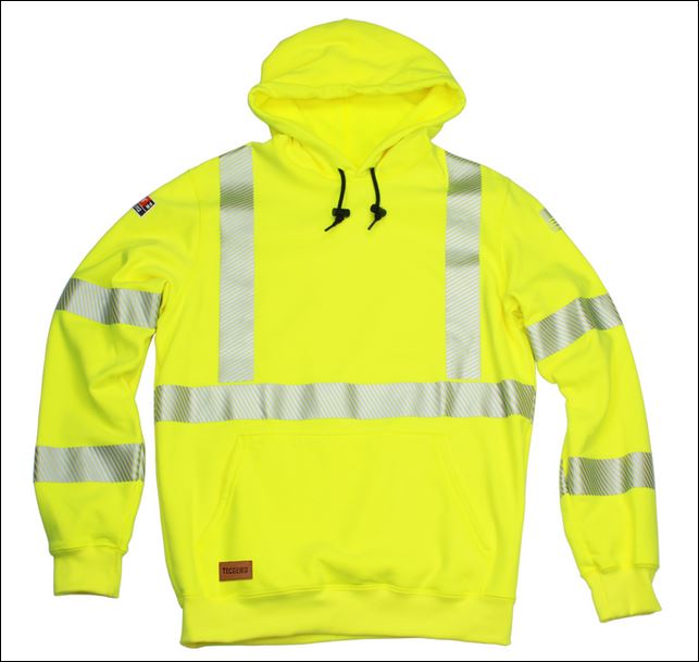 NSA WOMEN'S FR TECGEN Hooded Pullover Sweatshirt - Hi-Vis Yellow